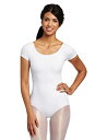【中古】【輸入品・未使用】Capezio レディース チームベーシック 半袖レオタード US サイズ: Large カラー: ホワイト