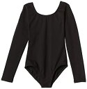 【中古】【輸入品・未使用】Capezio Girls 'クラシック長袖レオタード カラー: ブラック