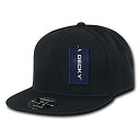 【中古】【輸入品・未使用】Decky RP1-PL-BLK-28 Retro Fitted Caps Black - 7.63(4)