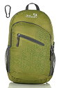 【中古】【輸入品・未使用】Outlander パッカブルハンディ軽量旅行ハイキングバックパックデイパック-グリーン-L
