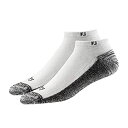 【中古】【輸入品・未使用】FootJoy メンズ プロドライ ローカット XL 2パック ソックス ホワイト サイズ12-15