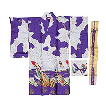【中古】【輸入品・未使用】THY COLLECTIBLES レディース シルク 伝統的な日本の着物ローブ/バスローブ/パーティーローブ US サイズ: One Size カラー: パープル