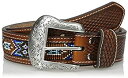 【中古】【輸入品・未使用】Nocona メンズ ビーズベルト US サイズ: 34 カラー: ブラウン