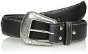 【中古】【輸入品・未使用】Nocona Belt Co. メンズ トップハンド ブラック サイドオーバーレイ US サイズ: 34 カラー: ブラック