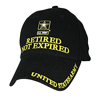 【中古】【輸入品・未使用】イーグルクレスト米軍は退職していない野球帽。ブラック