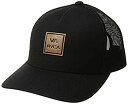 【中古】【輸入品・未使用】RVCA Va All The Way カーブつばトラッカーハット US サイズ: One Size カラー: ブラック