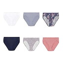 【中古】【輸入品・未使用】Hanes PP43WB Womens No Ride Up Cotton Hi-Cut Panties, Solid - Size ...