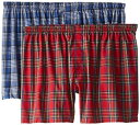 【中古】【輸入品・未使用】Hanes 795BX2 Classics Men Tagless Tartan Boxers With Comfort Flex Waistband - 3XLarge