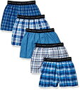 【中古】【輸入品・未使用】Hanes B841W5 Boys Red Label Tartan Boxer - Assorted Plaid Assorted,...
