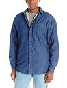 【中古】【輸入品・未使用】Wrangler Authentics Men's Long Sleeve Sherpa Lined Denim Shirt Jack...