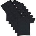 【中古】【輸入品・未使用】Hanes メンズ ComfortSoft Tシャツ (6着パック) US サイズ: 3L カラー: ブラック