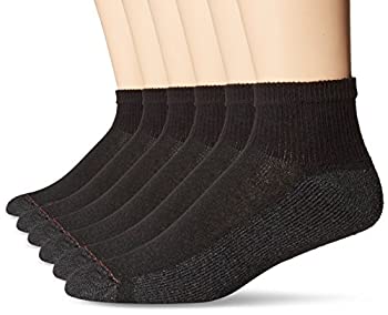 【中古】【輸入品・未使用未開封】ヘインズ ComfortBlend メンズ向けアンクルソックス 6足入り US サイズ: Sock Size: 10-13/Shoe Size:9-11 カラー: ブラック