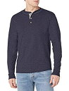 【中古】【輸入品・未使用】ヘインズ メンズ 長袖 ビーフィー ヘンリーTシャツ US サイズ: 3X-Large カラー: ブルー