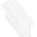 【中古】【輸入品・未使用】(ヘインズ) Hanes ボーイズコンフォートソフトTシャツ 6枚セット US サイズ: Medium カラー: ホワイト