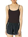 【中古】【輸入品・未使用】Hanes レディース ストレッチコットンキャミソール シェルフブラ付き US サイズ: Medium カラー: ブラック(4)