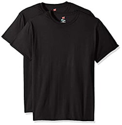【中古】【輸入品・未使用未開封】Hanes メンズ X-Temp FreshIQ 半袖Tシャツ (2枚パック) US サイズ: X-Large カラー: ブラック