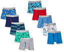 【中古】【輸入品・未使用】Hanes Boys' Tagless Super Soft Boxer Briefs 10-Pack Prints/Stripes/Solids Assorted 4