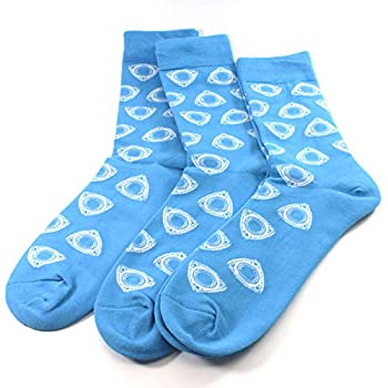 【中古】【輸入品・未使用】Rotary13B1 ローターロゴソックス ブルー 3組 US サイズ: Crew カラー: ブ..