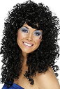 【中古】【輸入品・未使用】ウィッグ 黒 ダンサー風 カツラ ロング カール 大人女性用 Boogie Babe Wig