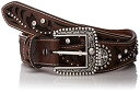 【中古】【輸入品・未使用】AriatレディースScalloped手工具とEmbellished Western Belt???a1513002 US サイズ: L カラー: ブラウン