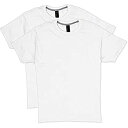 【中古】【輸入品・未使用】Hanes メンズ パフォーマンスTシャツ X-Temp 2枚組 US サイズ: Large カラー: ホワイト