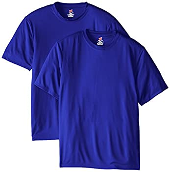 【中古】【輸入品・未使用未開封】ヘインズ メンズ半袖クールドライTシャツ US サイズ: XX-Large カラー: ブルー