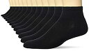 【中古】【輸入品・未使用】(Sock Size: 10-13 Shoe Size: 6-12 Black) - Hanes Men's FreshIQ X-Te...