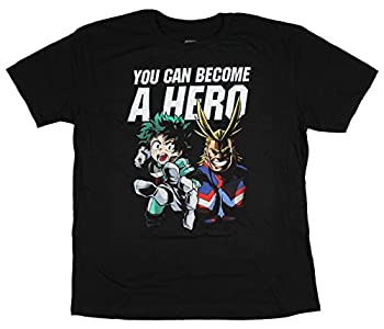 【中古】【輸入品・未使用】My Hero Academia メンズ Become A Hero Tシャツ US サイズ: Small カラー: ブラック 1