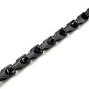 yÁzyAiEgpzUrban Jewellery Stunning Men's Tungsten 57 cm Black Toned Link Chain Necklace