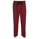 【中古】【輸入品・未使用】Hanes Men's 100% Cotton Flannel Plaid Pajama Top and Pant Set Red T...