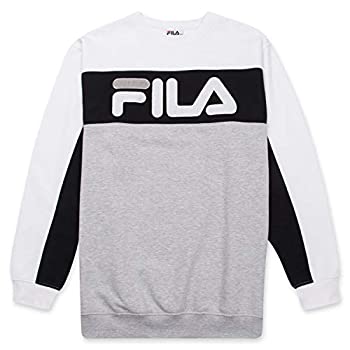 Fila スウェットシャツ メンズ ビッグ&トール フレンチテリークルーネックスウェットシャツ FILAロゴ US サイズ: X-Large