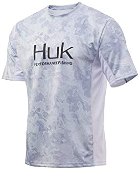 【中古】【輸入品・未使用】HUK Icon X 迷彩シャツ 半袖 パフォーマンスシャツ ケナイ S