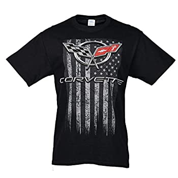 【中古】【輸入品・未使用】C5 コルベット アメリカンレガシー メンズ Tシャツ - ブラック XXX-L 