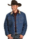 【中古】【輸入品・未使用】Wrangler Men's Regular Blanket Lined Denim Jacket Denim/Blanket 44