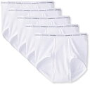 【中古】【輸入品・未使用】Hanesレッドラベルメンズ5?Full Rise Briefs US サイズ: M カラー: ホワイト