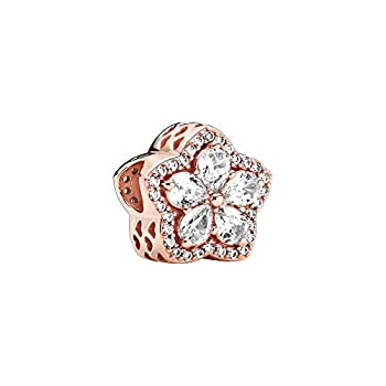 【中古】【輸入品・未使用】Pandora Pav Sparkling Snowflake Cham 789224C01 Pandora Rose