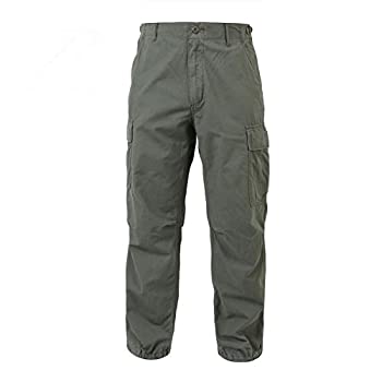 【中古】【輸入品・未使用未開封】ROTHCO(ロスコ)リップストップVIETNAM ERA 6ポケットカーゴパンツ:4387 (L オリーブドラブ)