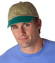 【中古】【輸入品・未使用】Adams Cap LP102 コットンツイル ツートンカーキ オプティマムキャップ カーキ/アクアカラー