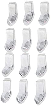 【中古】【輸入品・未使用】(ヘインズ) Hanes 男児用クラシッククルーソックス (12足パック) US サイズ: 9 -2.5/Medium カラー: ホワ...