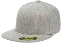 【中古】【輸入品・未使用】Flexfitプレミアム210フィットフラットつば野球帽 US サイズ: Large/X-Large カラー: グレイ
