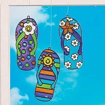 yÁzyAiEgpzFlip Flop Sun Catchers - Crafts for Kids & Decoration Crafts
