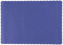 yÁzyAiEgpzHoffmaster 310523Paper Placemat 33cm - 1.3cm Length x 23cm - 1.3cm Width Scalloped Edge Navy (Case of 1000)