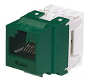 【中古】【輸入品・未使用】PANDUIT nk688mgr category-6?8-wireジャックモジュール、グリーン、4ペア