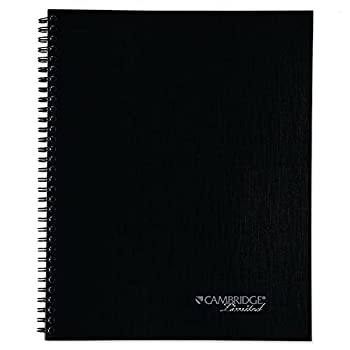 yÁzyAiEgpzMead 06064 Cambridge Wirebound Notebook Planner- Lgl Rule- 8 1/2&quot; x 11&quot;- White- 80 Sheets