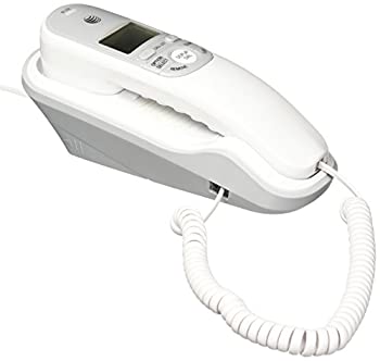 【中古】【輸入品・未使用】AT&T Corded Trimline Phone With Caller Id (White)