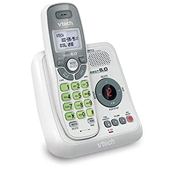 V-Tech DECT 6.0 Cordless Answering System with Caller ID White CS6124