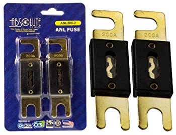 【中古】【輸入品・未使用】Absolute Absoluute ANL200-2 2 Pack ANL Fuses 200 Amp Gold Plated 【中古】【輸入品・未使用】Absolute Absoluute ANL200-2 2 Pack ANL Fuses 200 Amp Gold Plated