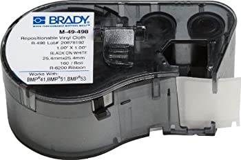 yÁzyAiEgpzBrady M-49-498 Labels for BMP53/BMP51 Printers by Brady