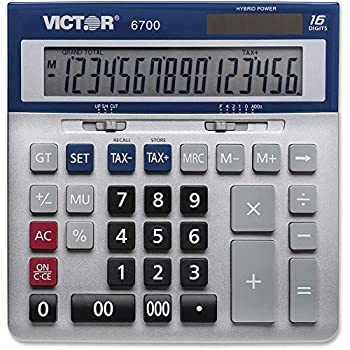 yÁzyAiEgpzVictor 6700 16 Digit Extra Large Desktop Calculator by Victor