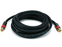 【中古】【輸入品・未使用】Monoprice 2682 12ft High-quality Coaxial Audio And Video RCA CL2 Ra...